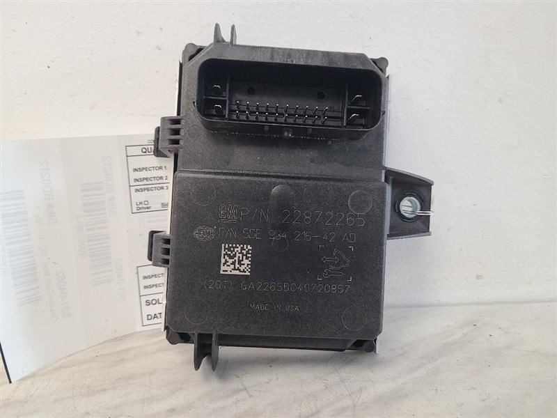 Chassis ECM Fuel Pump Left Hand Rear Compartment VIN A Fits 14 CTS 572814