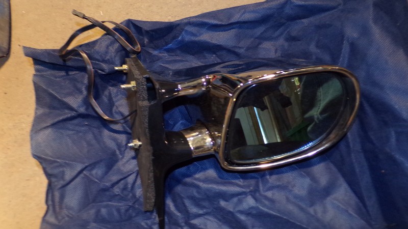Lighted Chrome Side Mirror Assembly LH Left A1C 90 1001 ASA 291107165