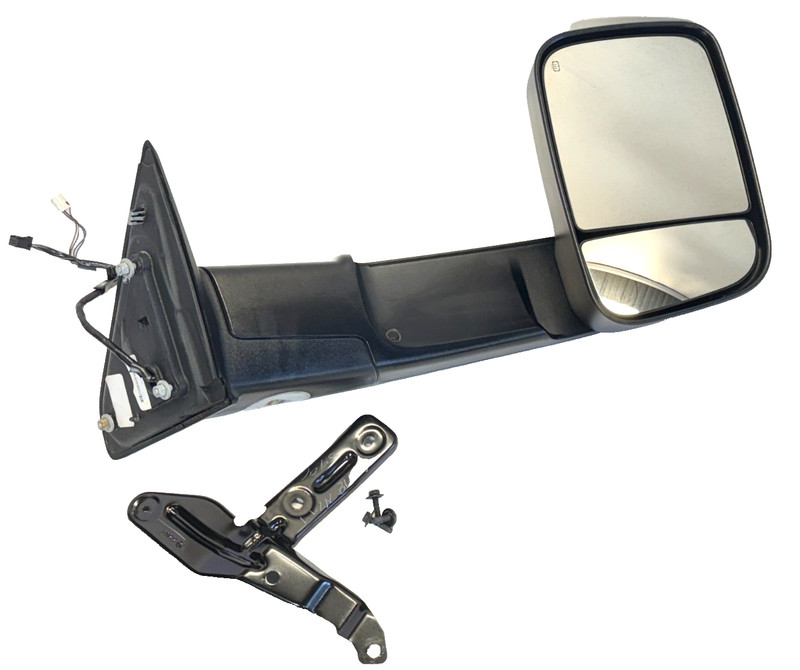 ✅2013-2024 RAM CL 1500-3500 OEM BLACK REAR-VIEW TOWING MIRROR RIGHT HEATED RH