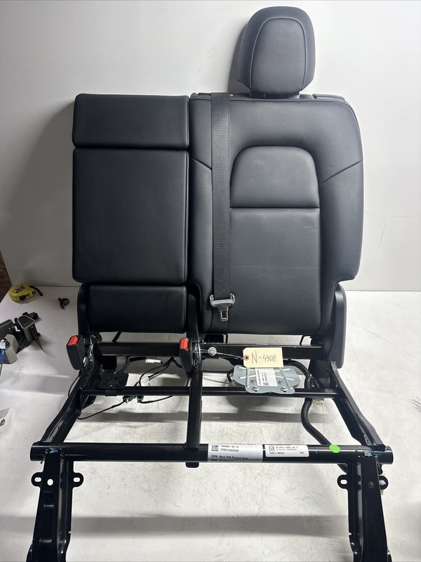 20-23 OEM Tesla Model Y Rear Left Driver Seat Cushion w/ Frame Black N-4908