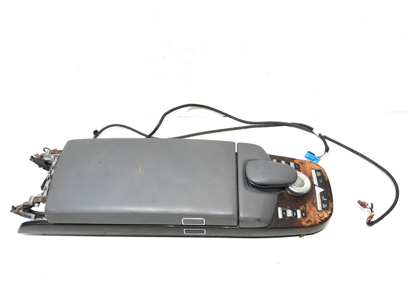 2007-09 Mercedes S550 Center Console Armrest Lid Multi Function Switch Gray