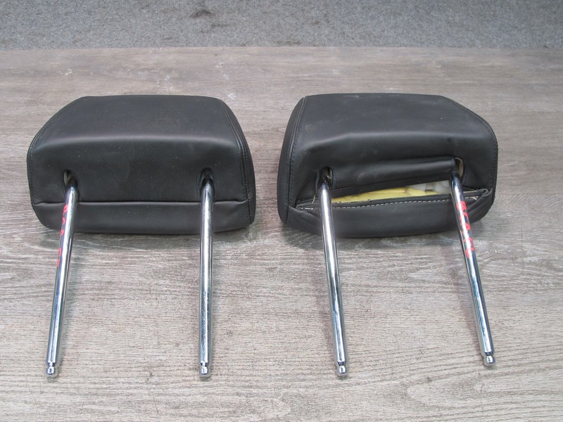 2006-2012 BENTLEY CONTINENTAL FLYING SPUR FRONT SEAT LEATHER HEADREST SET OF 2