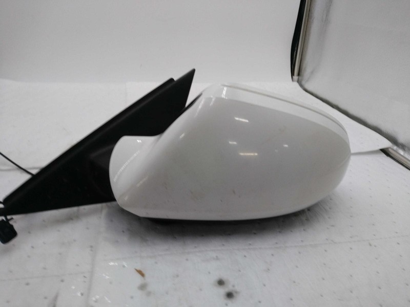 2015 Audi A6 Left Door Mirror Assembly White OEM 153168 Used 105K Miles