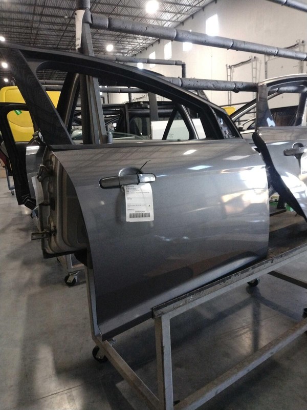 2016 Ford Focus Right Front Door Grey 4DR HTBK Used OEM Part 186969