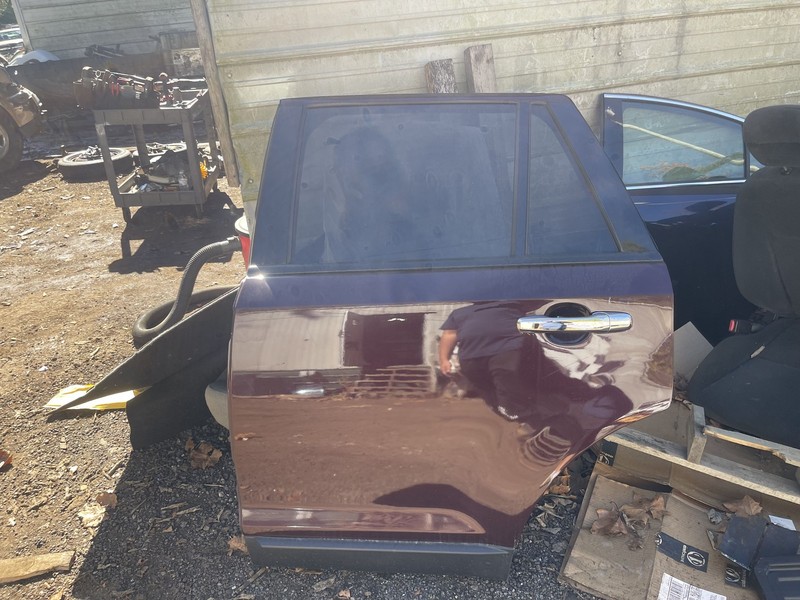11-14 Ford Edge Rear Driver Left Door Assembly RED FQ