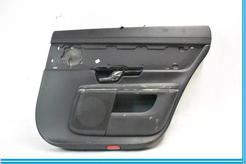 10-18 Jaguar XJL X351 Rear Right Side Interior Door Panel Trim Black OEM
