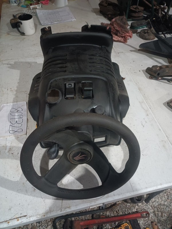 98 MTD YARDMAN 20HP 42"DASH STEERING COLUMN ASSEMBLY W/CONTROLS 13BT604G452