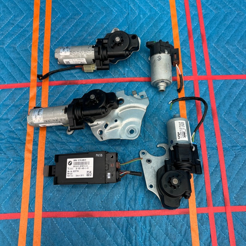 2012–2016 BMW 328i F30 Front Passenger Seat Motor Set With Module OEM