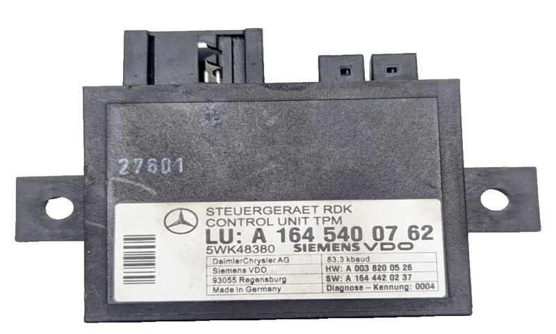 06-13 Mercedes W211 E63 AMG ML350 R350 TPMS Tire Pressure Control 1645403762