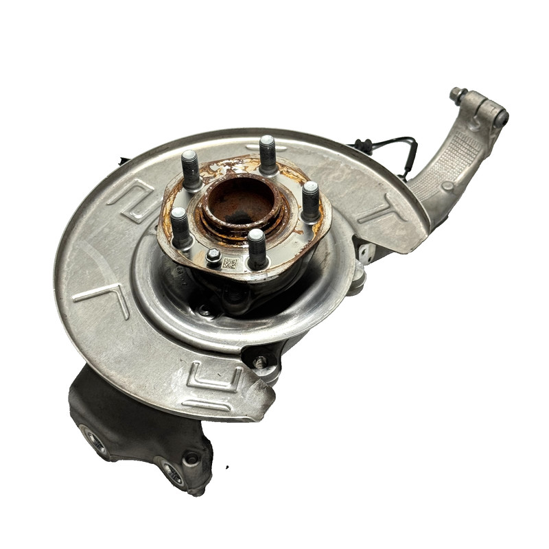 📌17-23 TESLA MODEL 3 FRONT LEFT SPINDLE KNUCKLE W/ WHEEL HUB & DUST SHIELD OEM