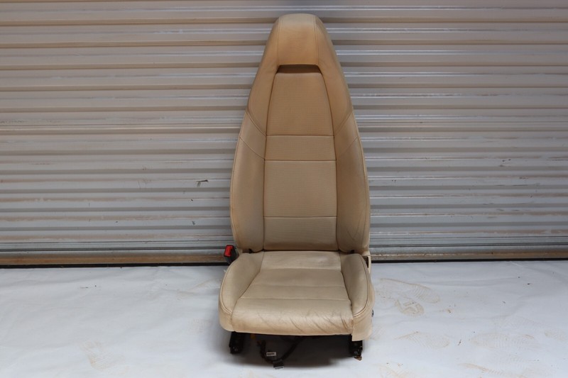 2010-2016 PORSCHE PANAMERA FRONT LEFT DRIVER SPORT SEAT VENT LEATHER TAN OEM