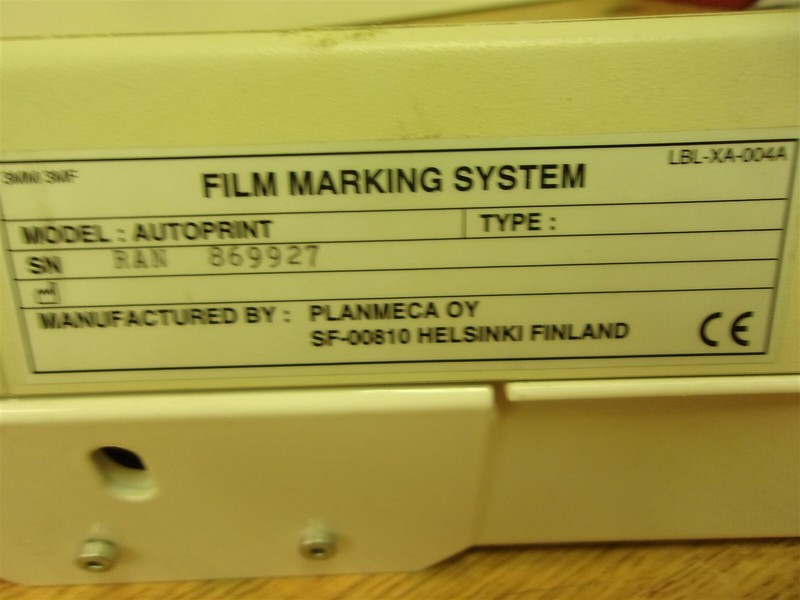 Planmeca Autoprint Proline Marking System LBL-XA-004A w/ Mount *FREE SHIPPING*