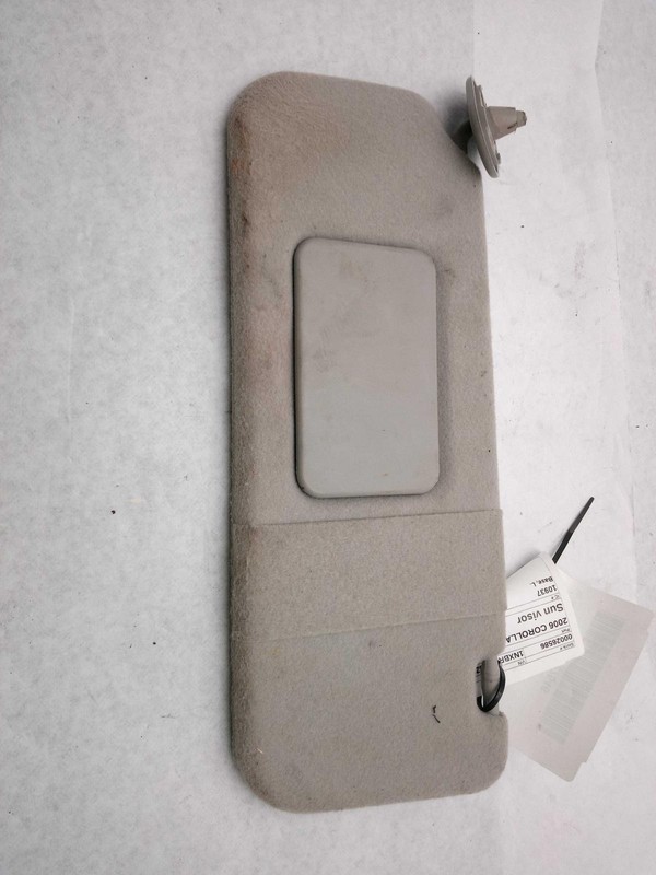 Used Left Sun Visor fits: 2006 Toyota Corolla from 04/01/05 Base L. Left Grade C