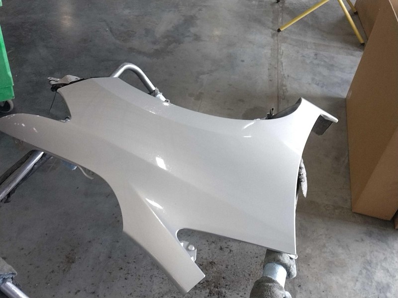 2015 Honda Fit Right Fender Silver 528584 4DR HTBK 103K Miles Used