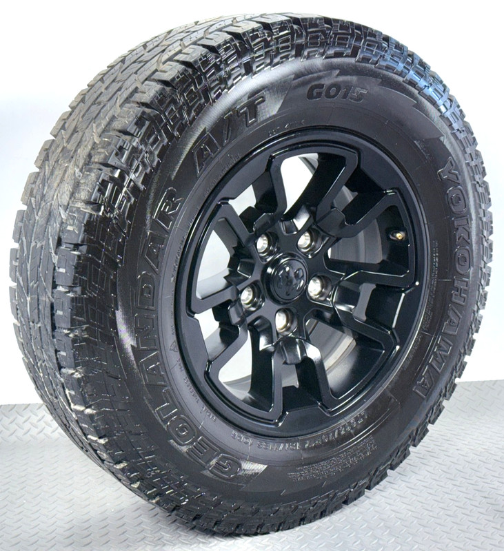 ✅ 13-24 RAM 1500 Class Rebel OEM 17" BLACK ALLOY WHEEL 17x8 RIM TIRE 265/70-R17