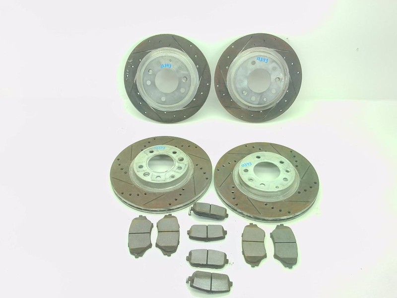 09-15 Mazda Mx-5 Miata NC Complete Set of Four Drilled Slotted Brake Rotors