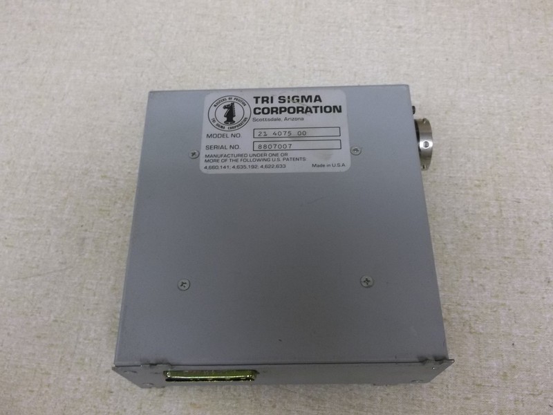 Tri-Sigma Control Unit 21 1075 00, used *FREE SHIPPING*