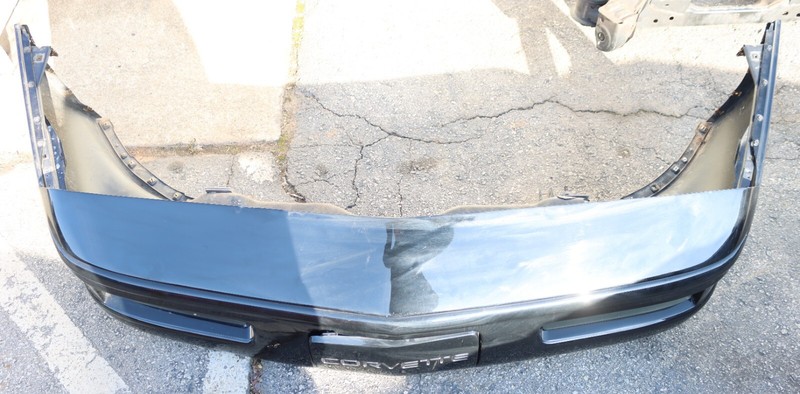 1991-1996 Chevrolet Corvette C4 Front Bumper Cover Assembly Black USED OEM GM