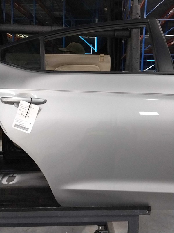 2020 Hyundai Elantra Rear Right Door Silver 646355 31000 Miles Used