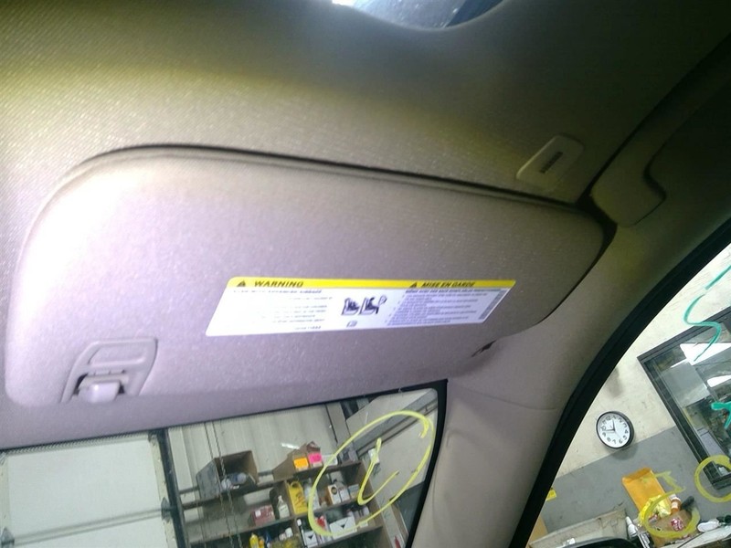 Passenger Sun Visor Wk Body VIN E Or F Fits 14-22 GRAND CHEROKEE 1723770