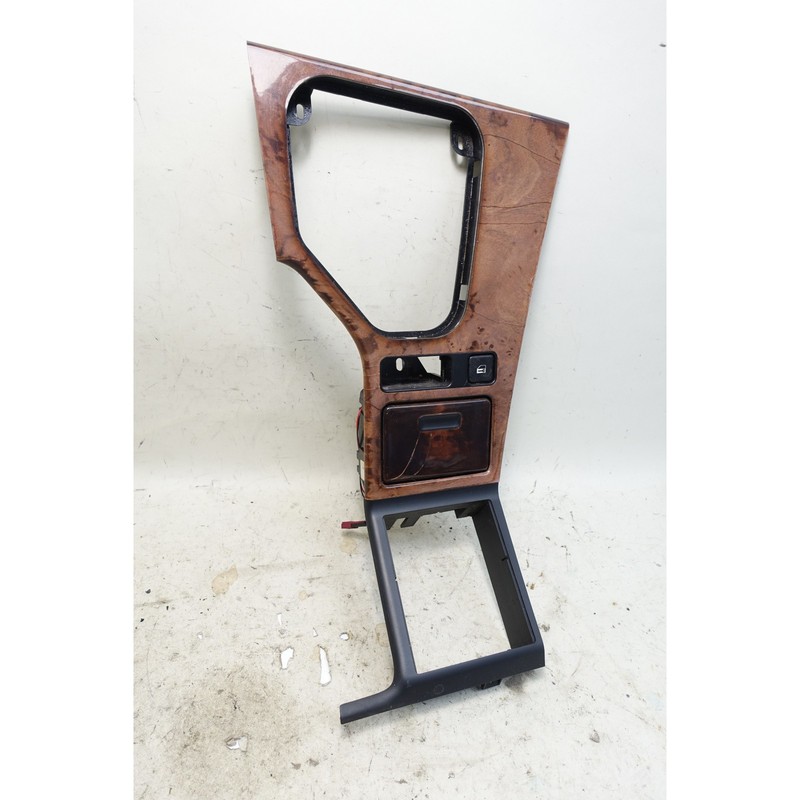 Damaged BMW E39 5-Series Center Console Wood Trim Walnut 1997-2003 OEM