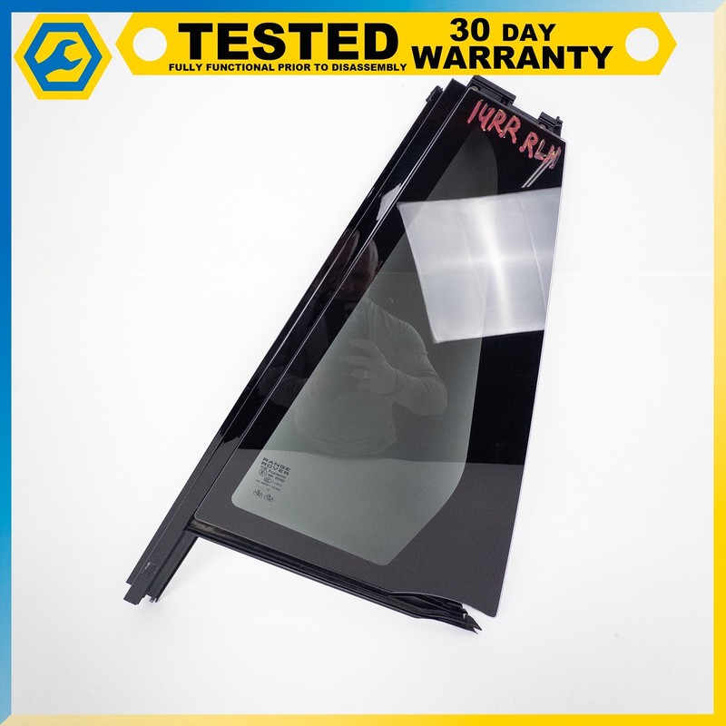 13-22 RANGE ROVER L405 REAR LEFT DRIVER SIDE DOOR QUARTER WINDOW GLASS OEM
