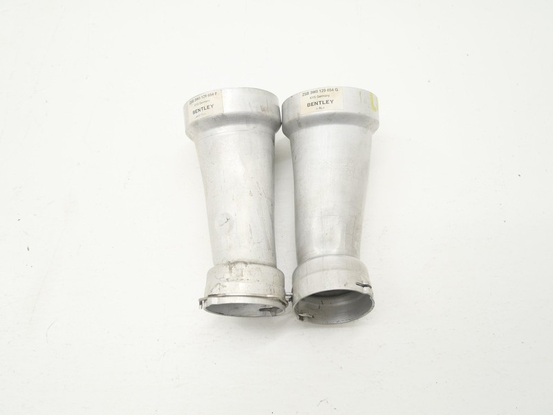 2005 Bentley Continental GT Intercooler Pipe Hose Pipe Duct Right/Left Pair OEM