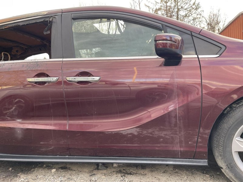 18-24 HONDA ODYSSEY RIGHT ROCKER W/POST BURGUNDY PC:R561P 3.5L AWD 8K EX-L 63409