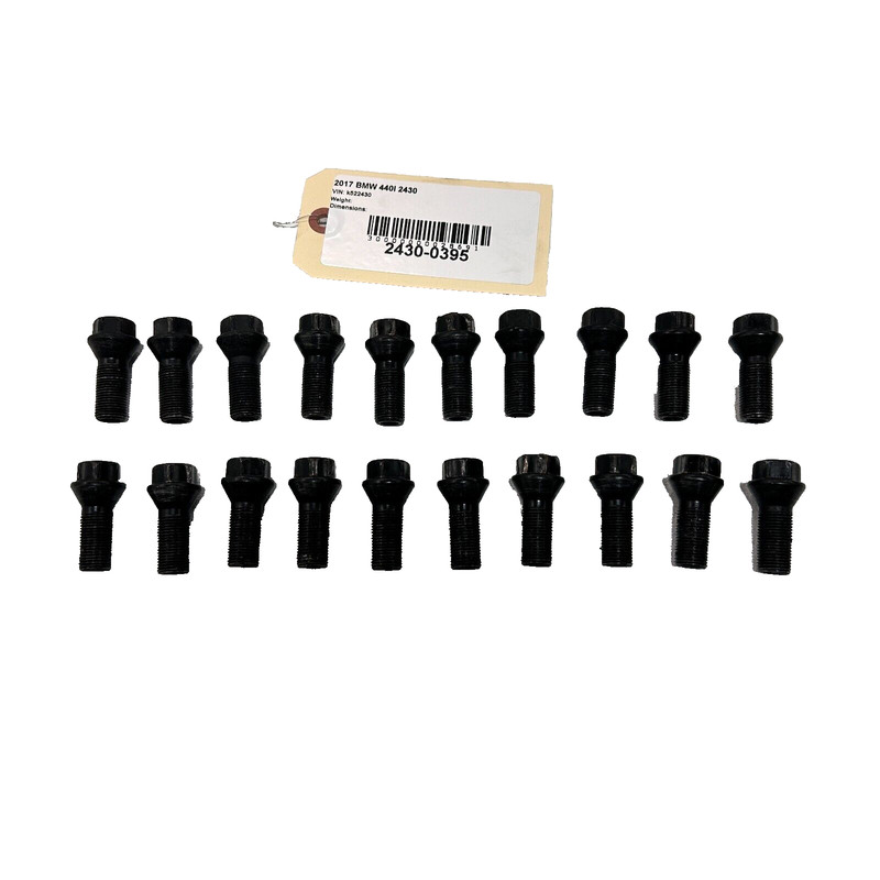 2017 - 2020 BMW 440i LEFT & RIGHT WHEEL RIM LUG NUT BOLT BOLTS OEM SET OF 20 PCS