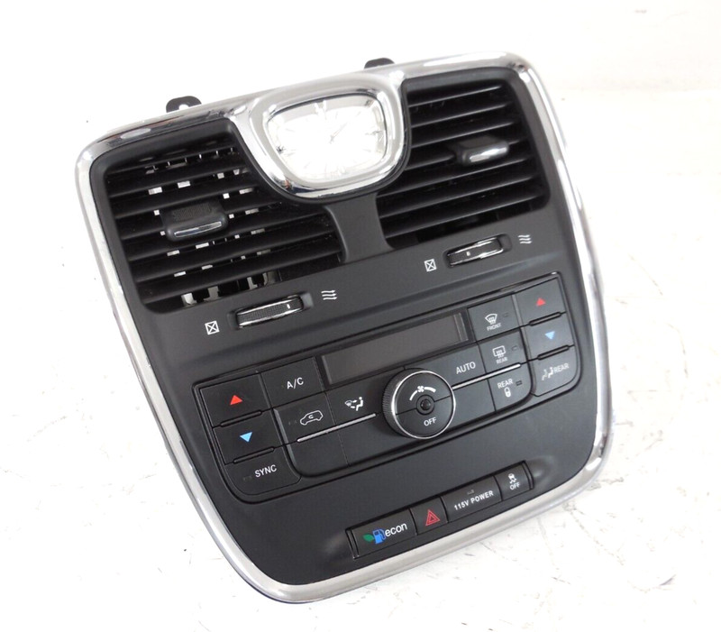 Chrysler Town & Country Front Climate Temperature Control W/ Vents OEM 2011-2016