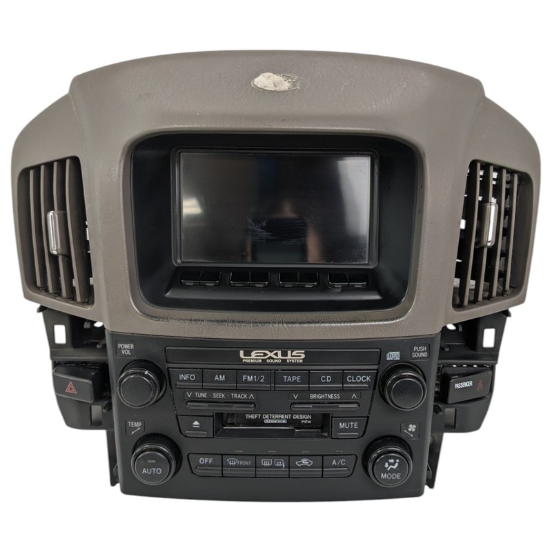 99-03 Lexus RX300 Dash Information Display Screen Climate Control Radio Player