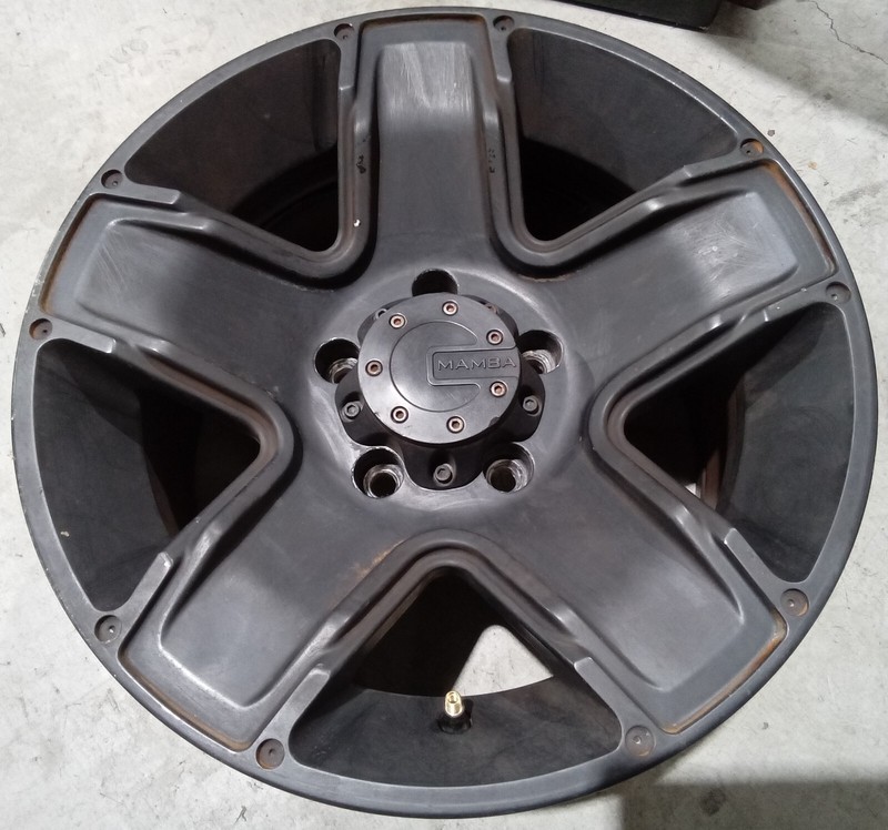 16X8 Mamba 585B M13 5x127 5x5 Matte Black Wheel Rim