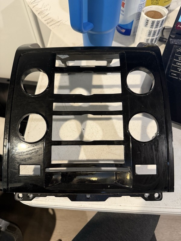 2008-2012 FORD ESCAPE A/C HEATER AND RADIO CONTROL PANEL TRIM BEZEL 9L84-1A330-A