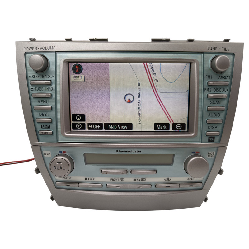 2007 2008 2009 Toyota Camry Hybrid Factory JBL Navigation Radio 86120-06460 OEM