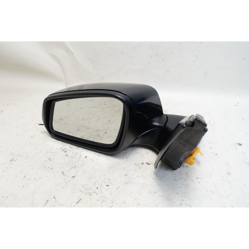 Damaged 2014-2016 BMW F10 5-Series Left Outside Power-Fold Side Mirror Black OEM