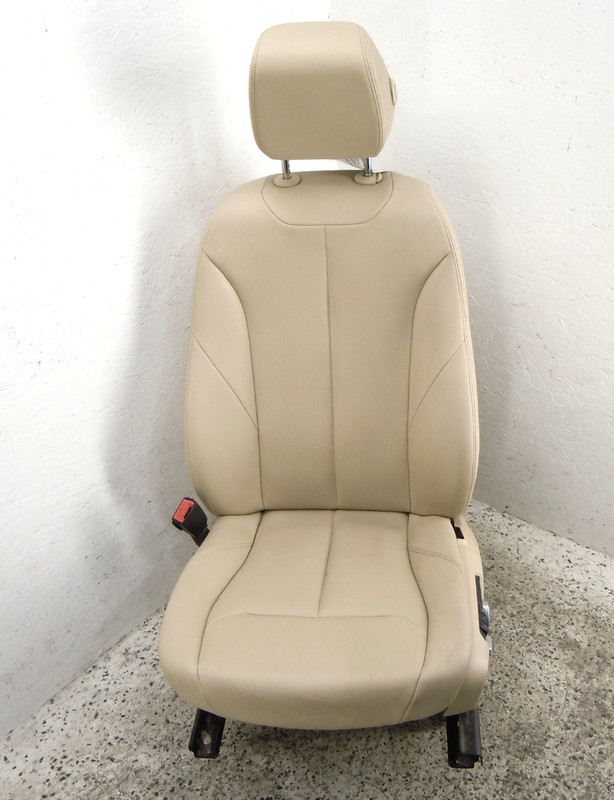 12-18 BMW 320i Front Seat Driver Left Electric OEM SensaTec W/O Thigh Support