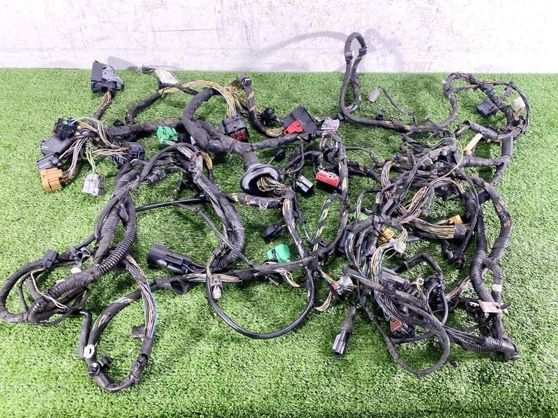 10-12 JAGUAR XJ XJL X351 ENGINE MOTOR BAY COMPARTMENT WIRE WIRING HARNESS OEM
