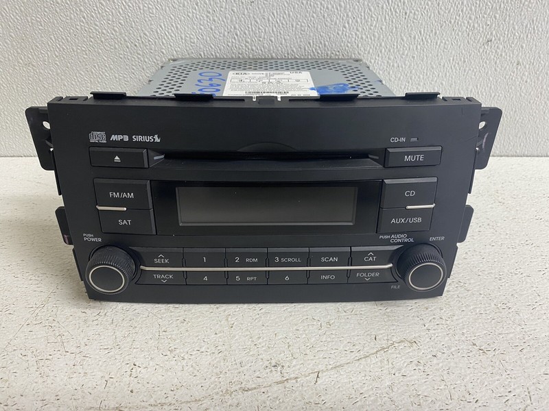 2009-2011 Kia Borrego MP3 AMFM Satellite Radio Stereo NON-REAR ENTERTAINMENT