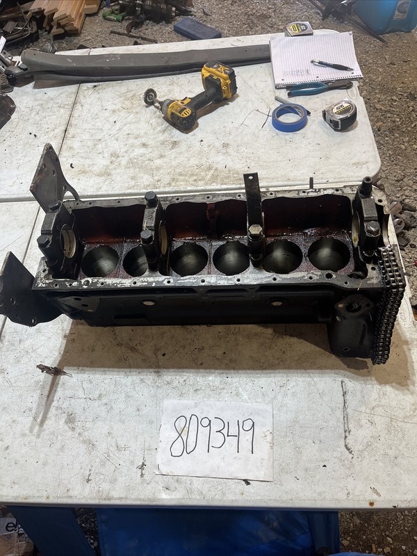 1955 Mercedes 220A W180 Engine Block 180 011 2701