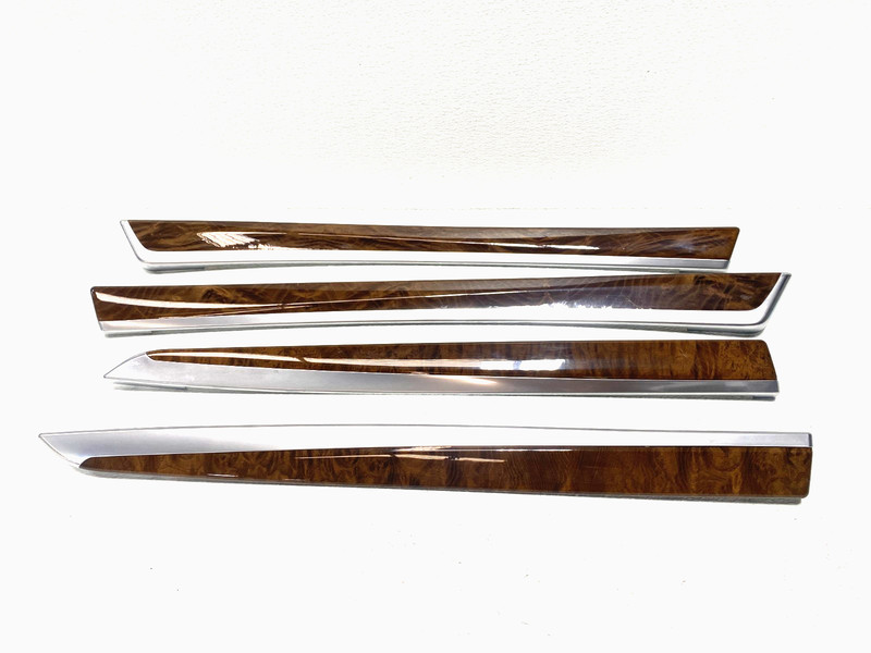 11 12 13 BMW 535i F10 DASH DOOR PANEL WOOD TRIM SET OF 4 #A0.16