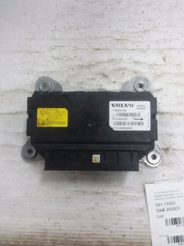 SRS Control Module Under Center Console Fits 17-20 VOLVO S90 31658130