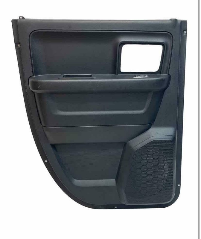 DODGE RAM DOOR TRIM PANEL 12 TO 21 QUAD CAB REAR LEFT SIDE BLACK 1VY531X9AB