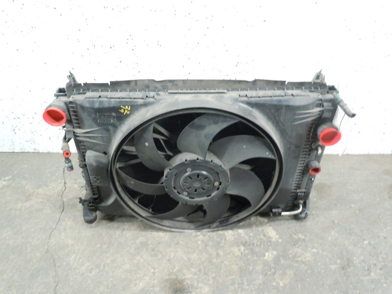 10-12 Mercedes-Benz GLK350 Radiator Cooling Fan AC Condenser OEM W/O PZEV