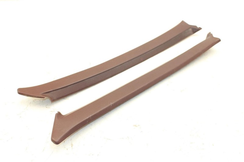 86-97 Nissan Pickup D21 Left and Right Side Door Sill Scuff Plate MAROON RED