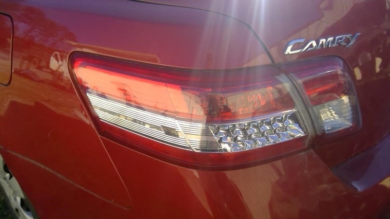 Driver Tail Light Quarter Panel Mounted Red And White Fits 10-11 CAMRY 736244