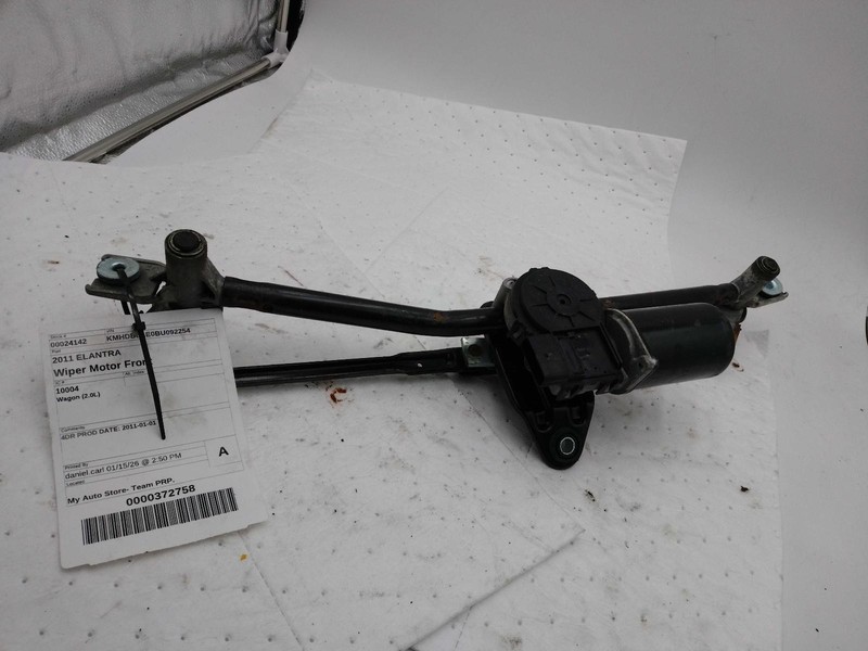 2011 Hyundai Elantra Wiper Motor OEM 981101H000 25K Miles White