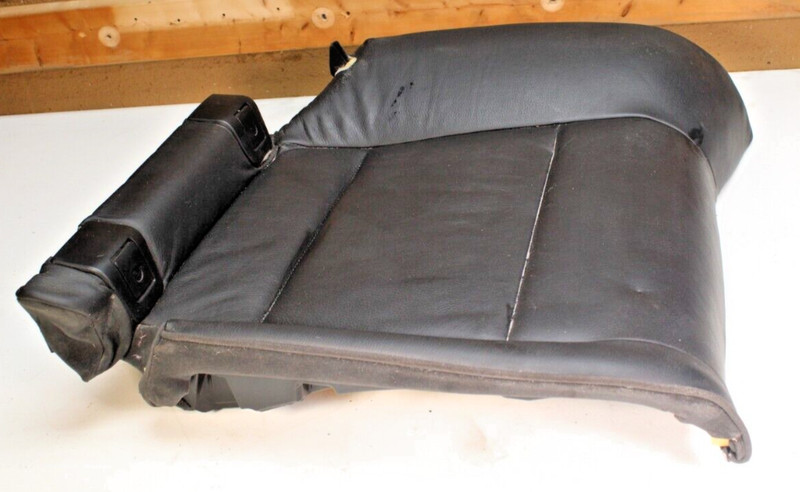 2007-2013 BMW 335I E93 REAR SECOND ROW LEFT SEAT LOWER CUSHION LEATHER BLACK OEM