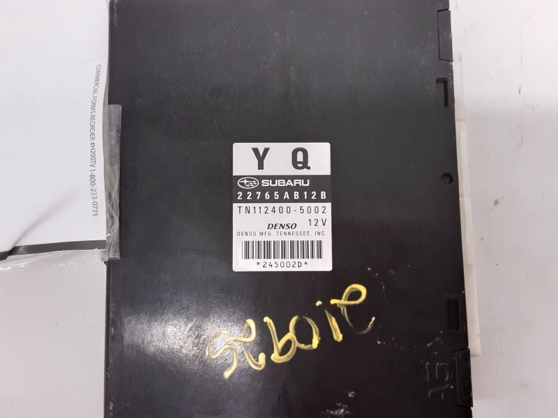 11 2011 Subaru Legacy Engine ECM Electronic Control Module 3.6L