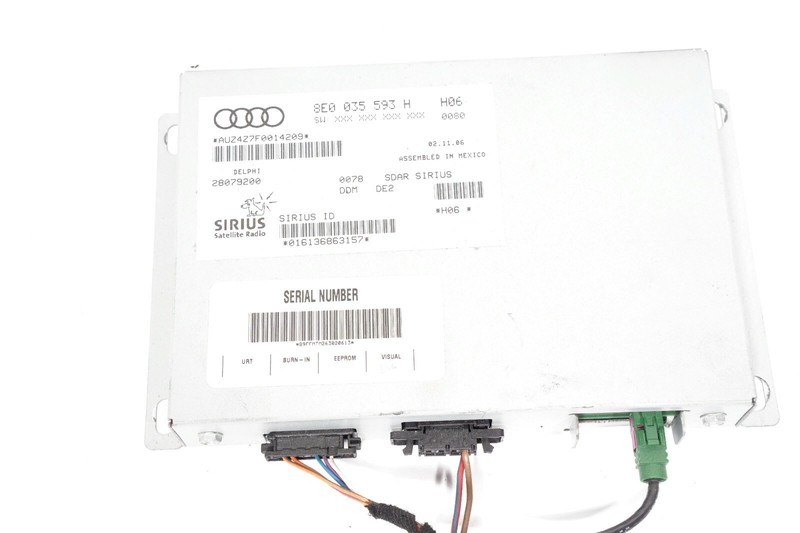 06 07 08AUDI A4 B7 SATELLITE RADIO CONTROL MODULEOEM