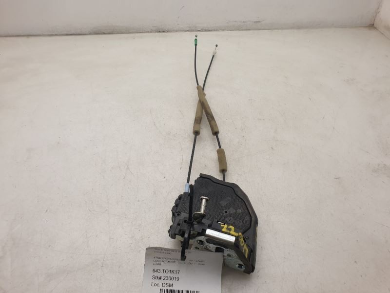 2017 TOYOTA CAMRY DRIVER SIDE REAR DOOR LOCK ACTUATOR ASSEMBLY